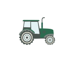 Illustrazione trattore agricolo